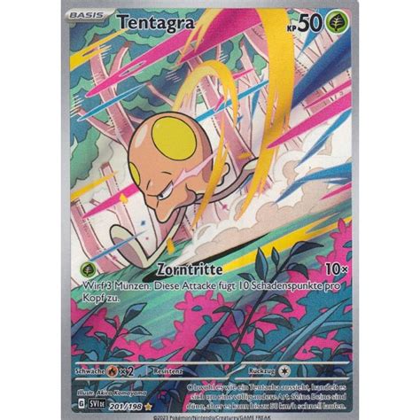 Tentagra 201 198 Illustration Rare Karmesin Und Purpur Pokemon Karte Kaufen