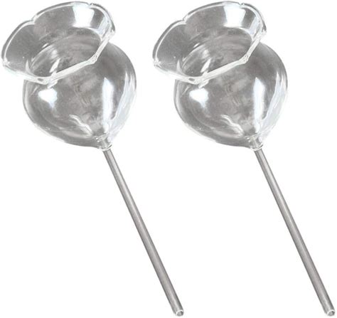 Happyyami 2pcs Automatic Watering Globes Glass Watering Bulbs For