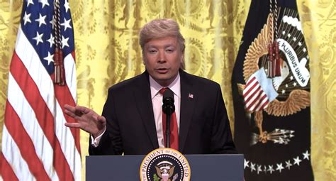 Jimmy Fallon As Trump Meets The Press The New York Times