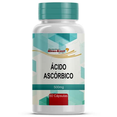 Cápsulas De ácido Ascórbico 500mg 60 Cápsulas Drogaria