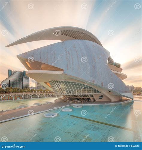 Modern European Architecture Valencia Editorial Photo Image Of Arch