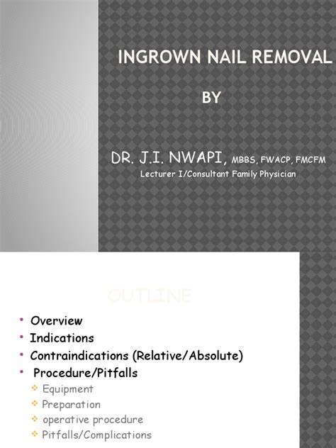 Pdf Ingrown Nail Removalpptx Dokumentips