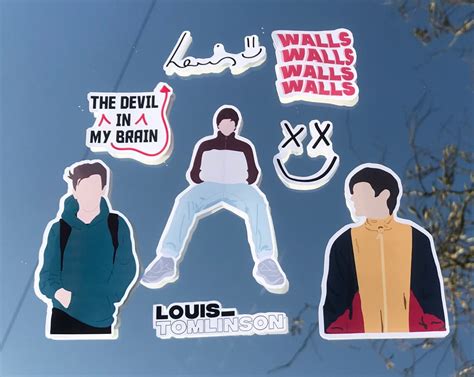 Louis Tomlinson Stickers Etsy