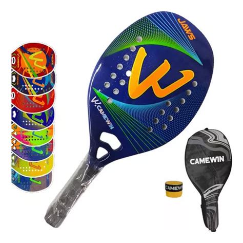 Raqueta Camewin De Fibra De Carbono Para Tenis Y Playa Factura Color