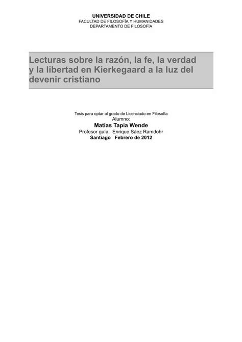 Pdf Lecturas Sobre La Razón La Fe La Verdad Y La Libertad En Pdfslide Tips