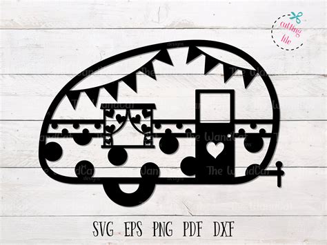 Wohnwagen Plotterdatei Wohnwagen Svg Camping Svg Wohnwagen Etsy Schweiz