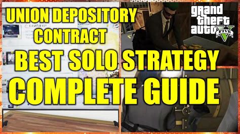 Gta Online Union Depository Contract Best Strategy Complete Guide