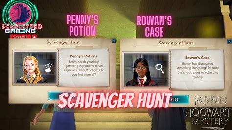 Harry Potter Hogwarts Mystery Scavenger Hunt Rowans Case Pennys