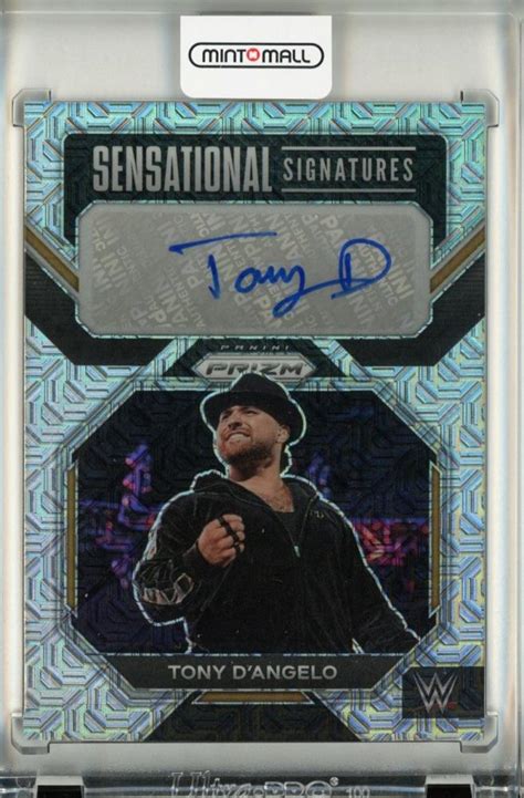 Mint Panini Prizm Wwe Tony D Angelo Sensational