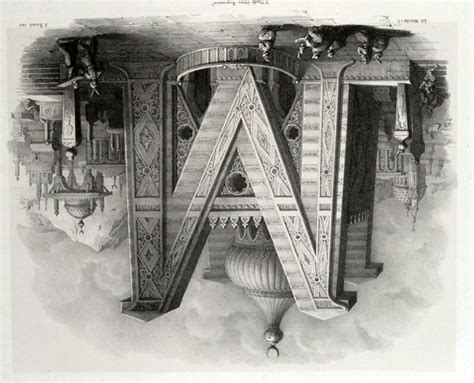 Beautiful Architectural Alphabet Engravings Should Be Built For Real Alphabet City Italian