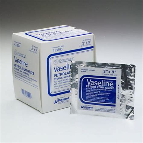 Gauze Petrolatum 1 X 36 Sterile Vaseline™® 12box Mcguff