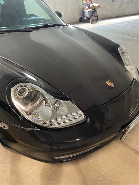 Porsche Boxster Mk Chrome Led Drl Projector Headlights Set Or