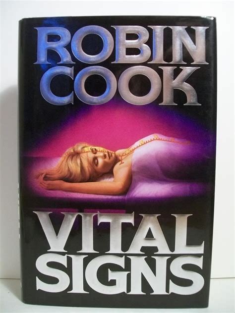 Cook Robin Vital Signs Signed Us Hc St F Ebay