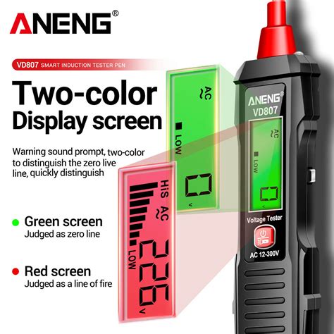 ANENG VD807 Voltage Tester Pen High Sensitivity Induction 12 300V