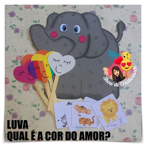 Luva em Eva qual a Cor do Amor Recurso Pedagógico Elo7