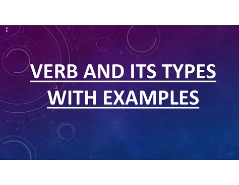 Verb And Its Kinds 6
