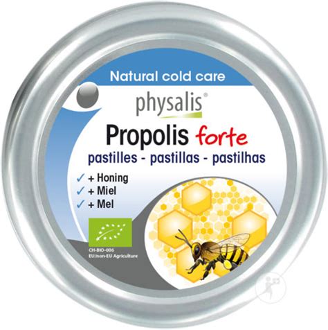 Physalis Propolis Forte Pastilles Bio 45g Newpharma