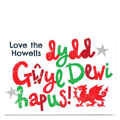 Buy Personalised Bev Hopwood Card Dydd Gwyl Dewi Hapus For Gbp 2 29 Card Factory Uk