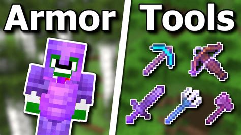 Best Enchantments For All Tools Armor In Minecraft Youtube