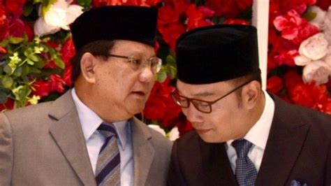 Prabowo Subianto Bertemu Ridwan Kamil Ini Penjelasan Sekjen Gerindra