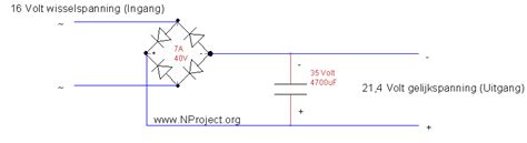 Gelijkrichten Van Een Wisselspanning Het NProject