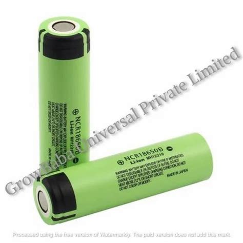 Panasonic NCR 18650B 3 6volt 3200mAh Rechargeable Li Ion Battery At Rs