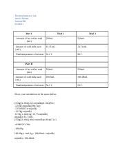 Coffee Thermochemistry Lab Docx Thermochemistry Lab Alexis Painter