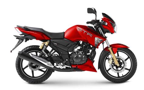 TVS Apache RTR 160 And RTR 180 Matte Red Colours Announced