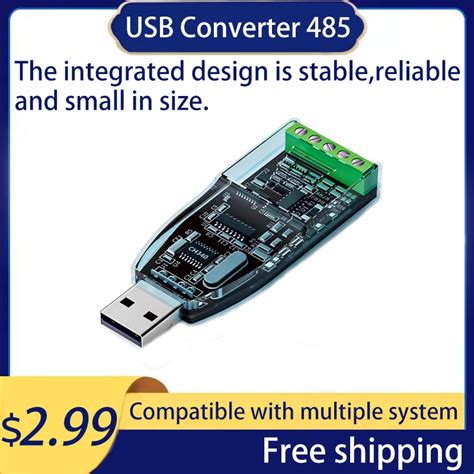 Industrial Usb To Rs485 Converter Upgrade Protection Rs232 Compatibility V2 0 Standard Rs 485 A