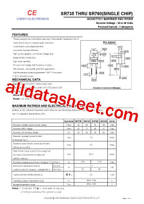 SR745 Datasheet PDF Shanghai Lunsure Electronic Tech