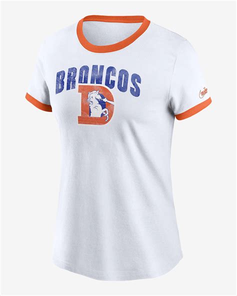 Nike Rewind NFL Denver Broncos Women S Ringer T Shirt Nike