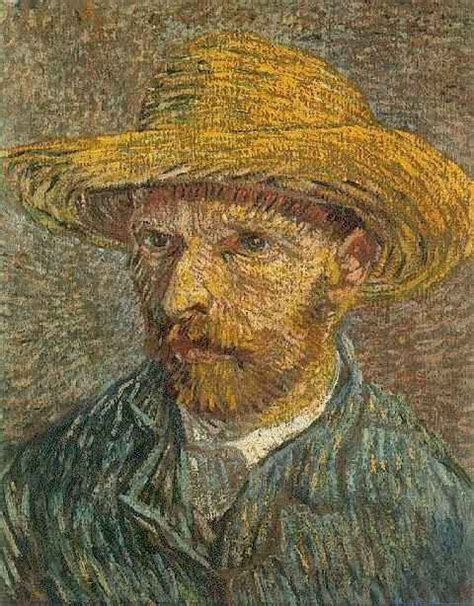 Vincent Van Gogh Autoportrait Au Chapeau De Paille Cm