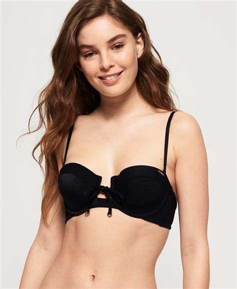 Superdry Haut de bikini rembourré texturé Alice Maillots de bain pour