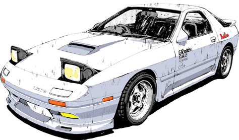 Mazda RX 7 Sports Car Automotive PNG