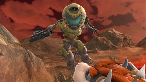 Smash Bros Ultimate Screenshots Show Doom Slayer Mii Fighter Costume