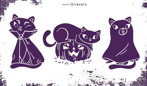 Halloween Cat Silhouette Svg