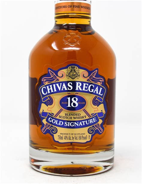 Chivas Regal, Aged 18 Years, Blended Scotch Whisky, 750ml - Princeville ...