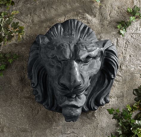 1890s Metal Lion Head