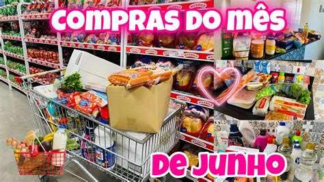 Compras Do M S No Supermercado Mostrei Valores Na Tela Quanto