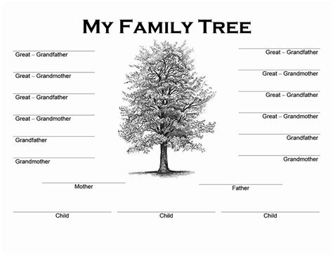 Family Tree Templates Word - Word Excel Samples