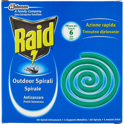 Antizanzare Outodoor Spirali X Raid Pz Coop Shop