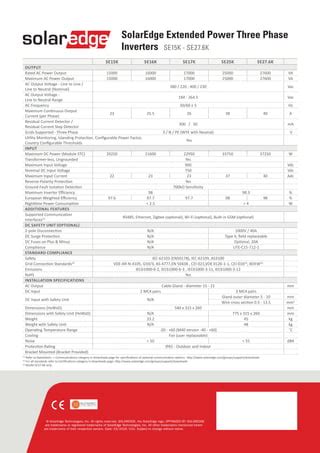 Solar Edge Phase Inverter Datasheet Pdf