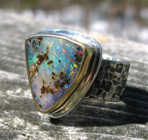 Reserved For S Australian Koroit Boulder Opal Ring