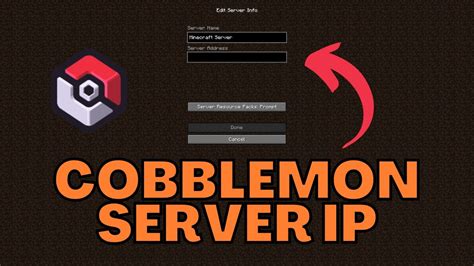 Minecraft Cobblemon Server IP Address YouTube