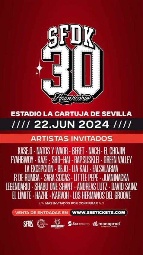 Concierto SFDK 30 Aniversario Estadio La Cartuja Sevilla