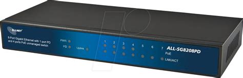 Allnet Sg Pd Switch Port Gigabit Ethernet Poe At Reichelt