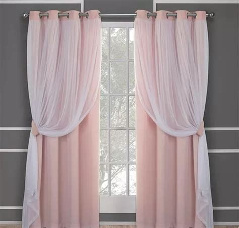 Cortinas Blackout Para Ventana Doble Pisos 132x213cm2pzs Cuotas Sin