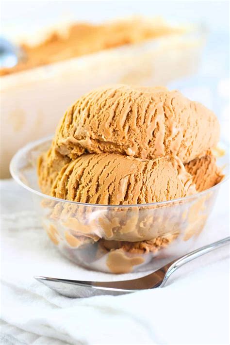 Homemade No Churn Coffee Ice Cream • Now Cook This