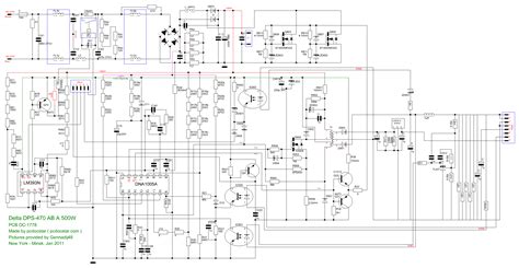 Схема бп компьютера 400w Радиосхемы Блок питания ATX 400W схема i