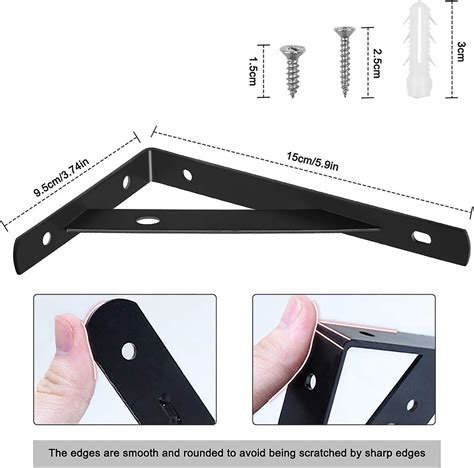 St Ck Support D Tagre Murale Equerre Etagere Triangulaire De Cm